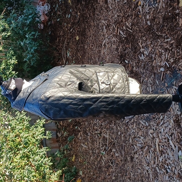 Wilson Leather GENUINE QUILTED LEATHER JACKET BLACK SIZE L EUC - Picture 4 of 9